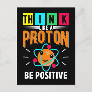 Carte Postale Funny Proton Humour Physicist Science