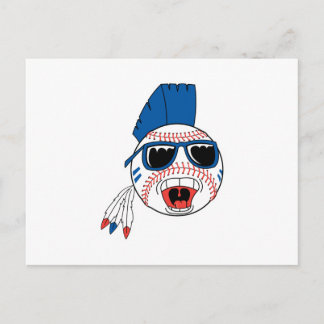 Carte Postale Funny Punk Baseball
