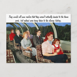 Carte Postale Funny Retro