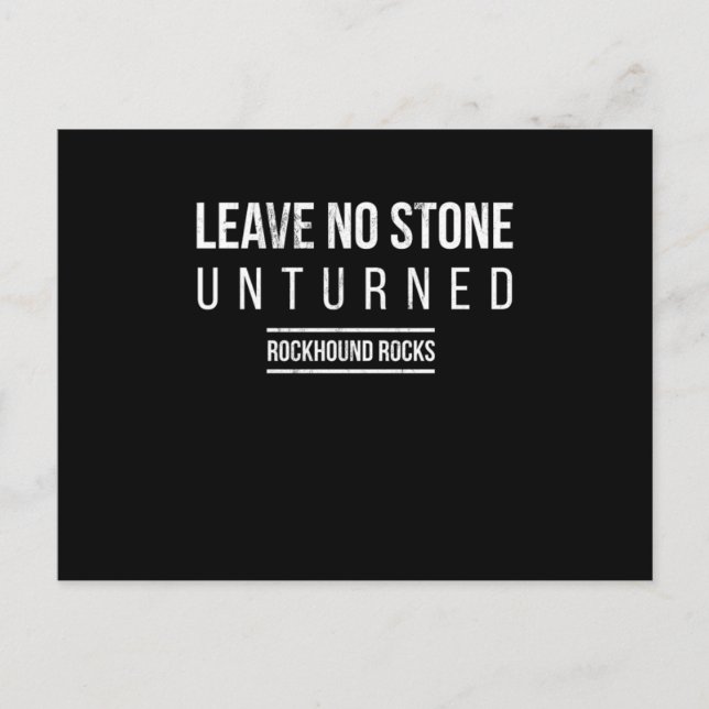 Carte Postale Funny Rockhounds Rockhoring Rock Hound Idiom Gif (Devant)