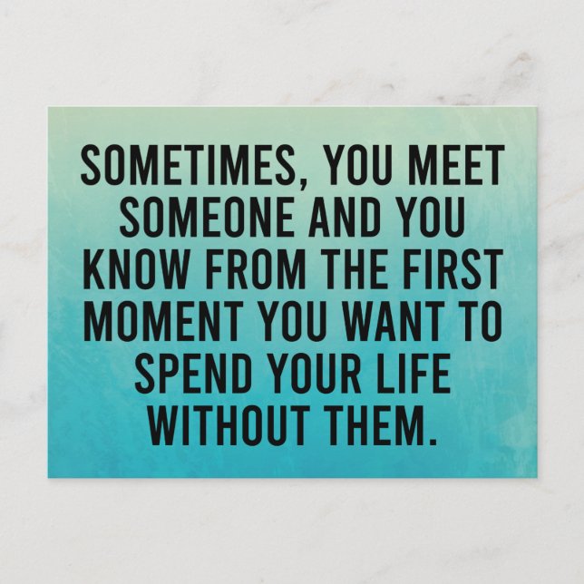 Carte Postale Funny Sarcastic Introvert Humour Dire (Devant)