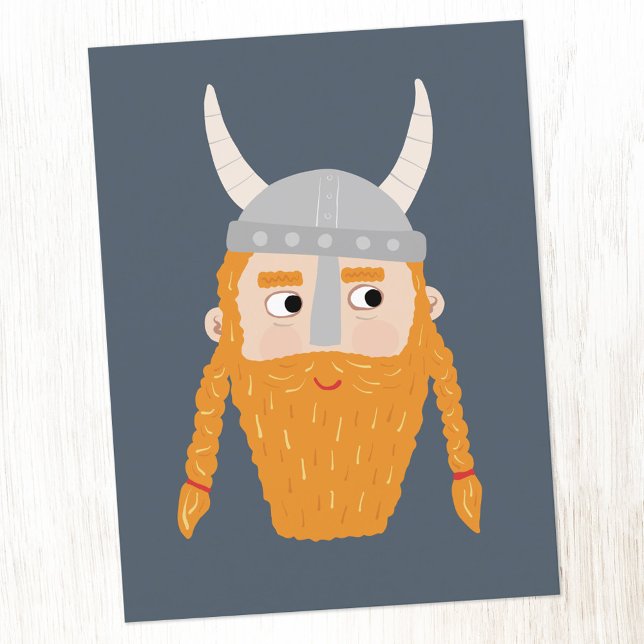 Carte Postale Funny Viking (Créateur téléchargé)
