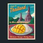 Carte Postale Funny Vintage voyage Thaïlande Humour Retro Graphi<br><div class="desc">Découvrez l'esprit de plaisir léger et célébrez la beauté de la Thaïlande avec ce design vintage unique. Avec son humour ironique et son imagerie vibrante,  ce design apportera un sourire à votre visage et un sentiment de dépaysement à votre coeur.</div>