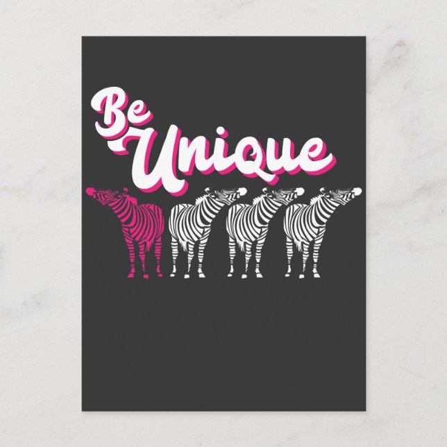 Carte Postale Funny Zookeeper Safari Zebra zoo animal costume (Devant)