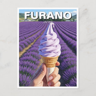 Carte Postale Furano Japon Lavender Fields Ice Cream Voyage