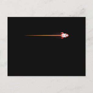 Carte Postale Fusée spatiale
