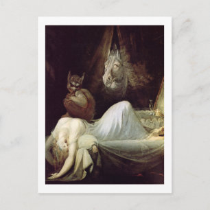 Carte Postale Fuseli, Le cauchemar, c1790