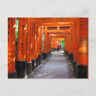 Carte postale Fushimi Inari Kyoto Japon