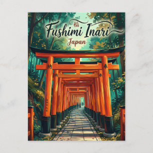 Carte Postale Fushimi Inari-taisha Japon