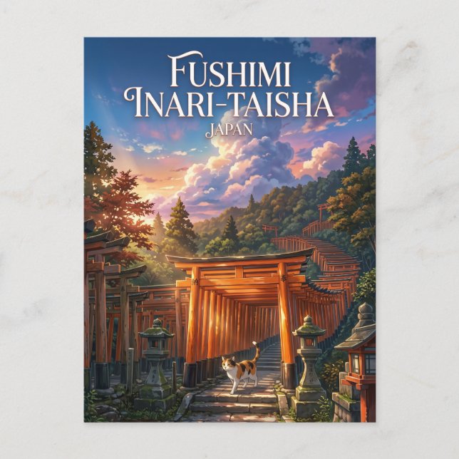 Carte Postale Fushimi Inari Taisha Japon (Devant)