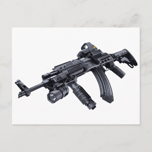 Carte Postale Fusil d'assaut tactique AK-47 d'EOTech (Devant)