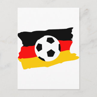 Carte Postale Fussball deutschland fahne