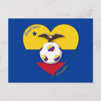 Carte Postale Fútbol de ECUADOR. Équipe d'Equateur de football