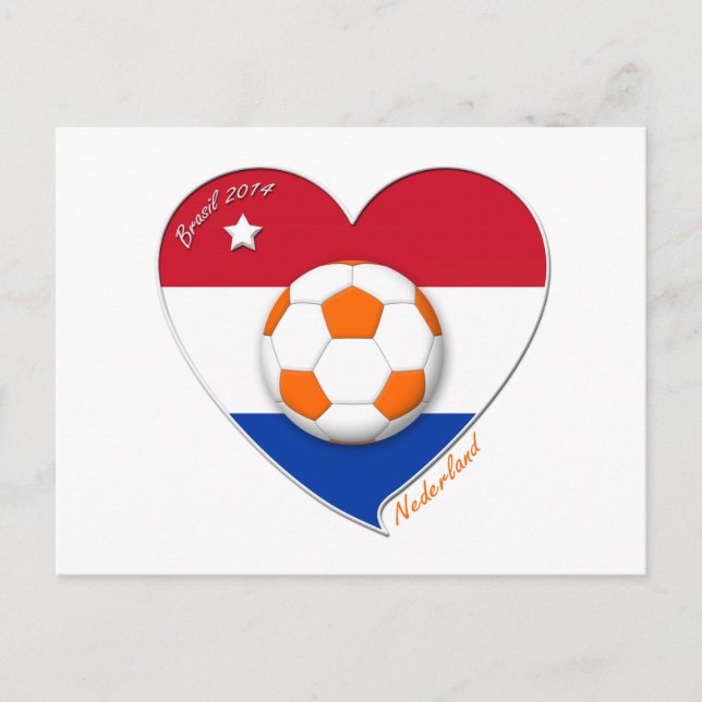 Carte Postale Fútbol Netherlands. NEDERLAND soccer national team (Devant)
