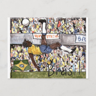 Carte Postale Futebol do Brasil