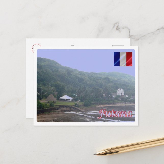 Carte Postale Futuna - Wallis-et-Futuna - (Devant/Arrière en situation)