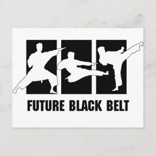Carte Postale Futur ceinture noire