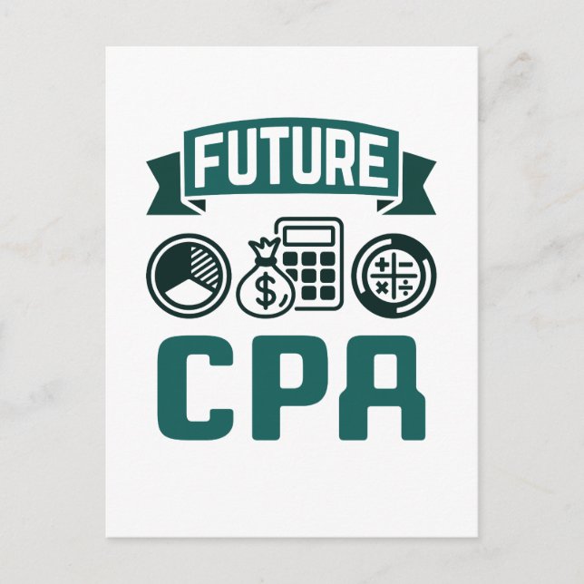 Carte Postale Futur diplôme en comptabilité CPA (Devant)