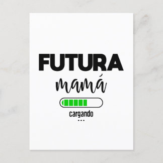 Carte Postale Futura mamá cargando