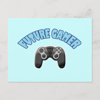 Carte Postale Future Gamer - Blue & Controller