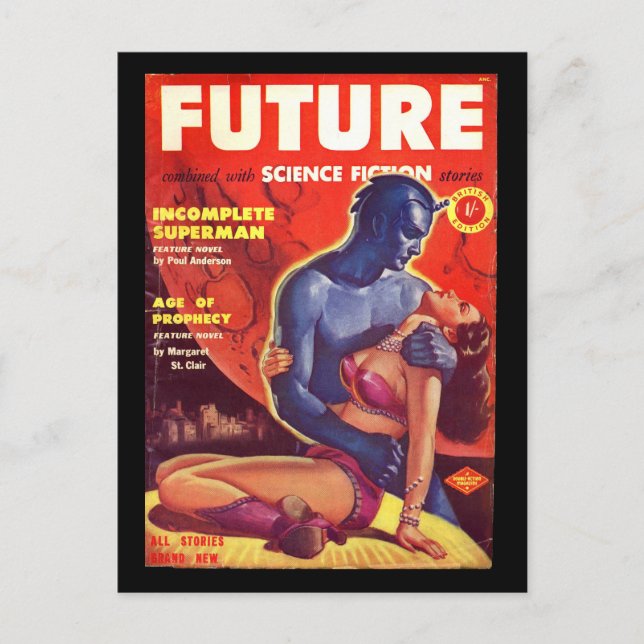 Carte Postale Future Science Fiction 02 (UK)_Pulp Art (Devant)