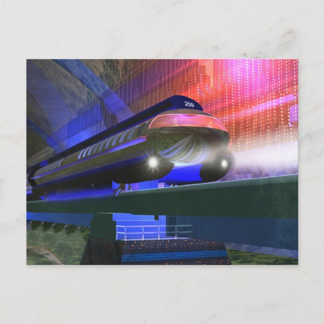 Carte postale Future Train (Devant)