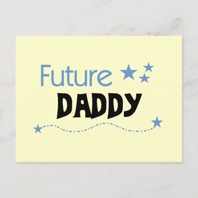Carte Postale Futurs T-shirts et cadeaux Daddy (Devant)