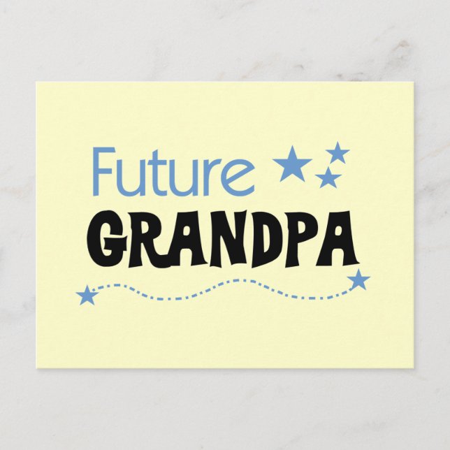 Carte Postale Futurs tee-shirts et cadeaux grand-pa (Devant)