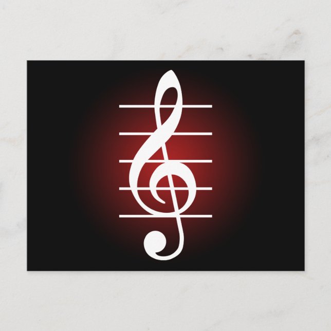 Carte Postale G clef 2 (Devant)