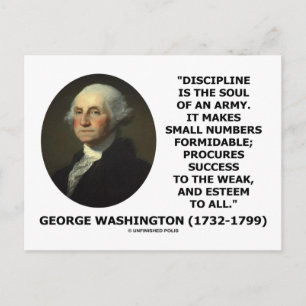 Carte Postale G. La Discipline De Washington Est L'Âme D'Une Arm
