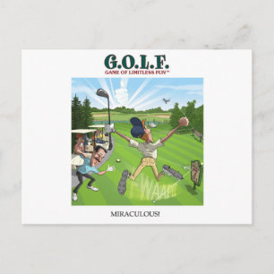 CARTE POSTALE G.O.L.F. JEU DE PLAISIR SANS LIMITES