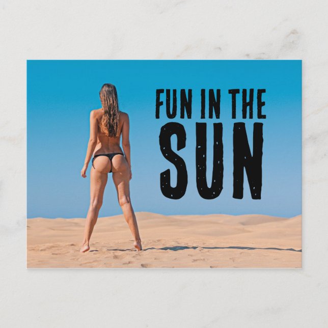 CARTE POSTALE G-STRING BIKINI GIRL BEACH FLORIDA POSTCARDS (Devant)