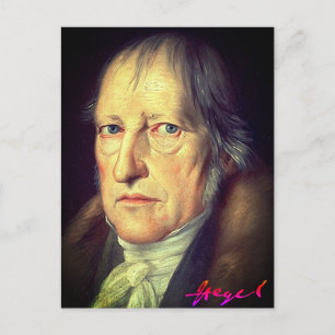 Carte Postale G. W. F. Hegel (portrait de 1831)