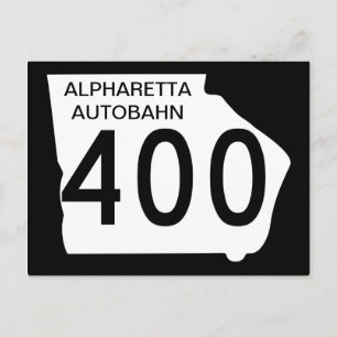 Carte Postale GA 400 "Alpharetta Autobahn"