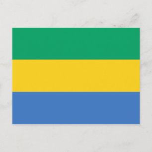 Carte postale Gabon Flag
