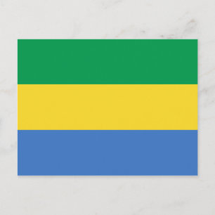 Carte postale Gabon Flag