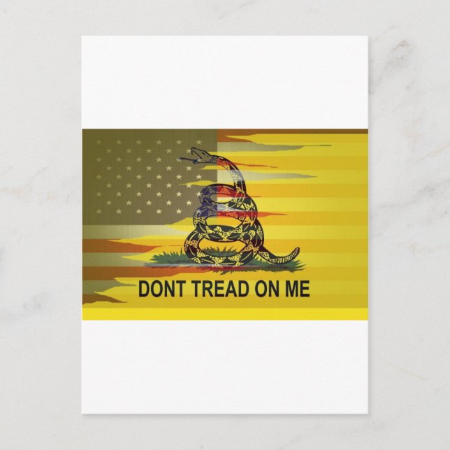 Carte Postale Gadsden personnalisé (Devant)