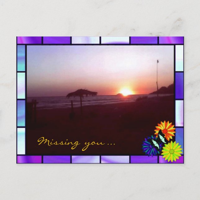 Carte Postale Gaeta-Sunshine sur la plage (Devant)