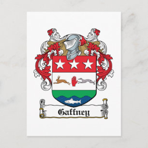 Carte Postale Gaffney Family Crest