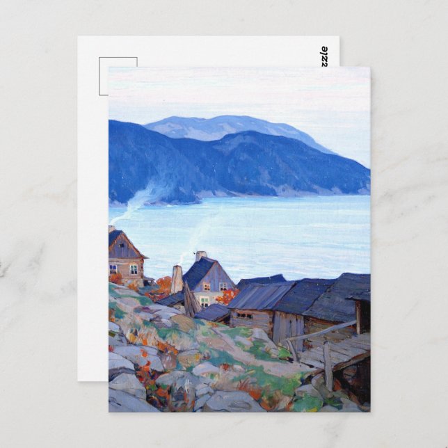 Carte Postale Gagnon - Soirée sur la rive nord (Devant / Derrière)