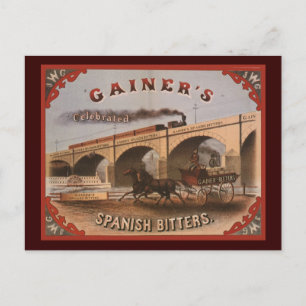 Carte Postale Gainer's Spanish Bitters