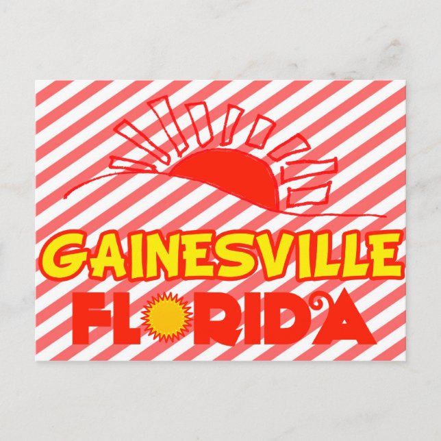 Carte Postale Gainesville, Floride (Devant)