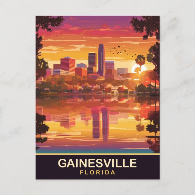 Carte Postale Gainesville, Floride (Devant)