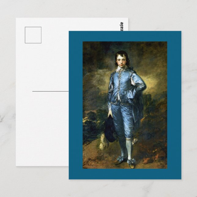 Carte Postale Gainsborough - Le Garçon bleu, (Devant / Derrière)