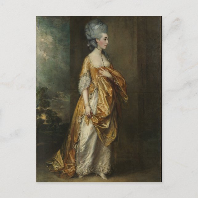 Carte Postale Gainsborough Painting of Grace Dalrymple Elliott (Devant)