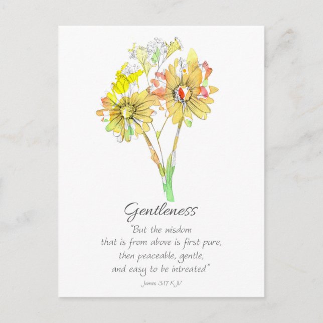 Carte Postale Galatians Fruit of the Spirit Scripture Prayer  (Devant)