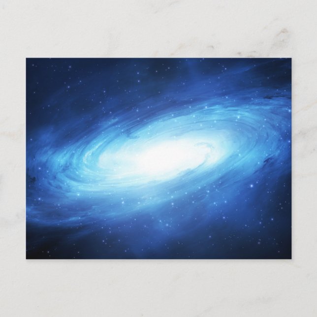 Carte Postale galaxie lumineuse (Devant)