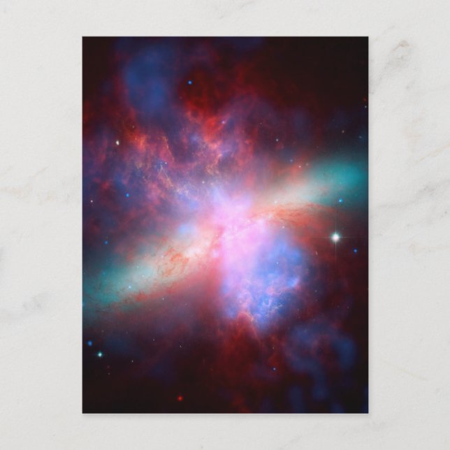 Carte Postale Galaxie M82 (Devant)