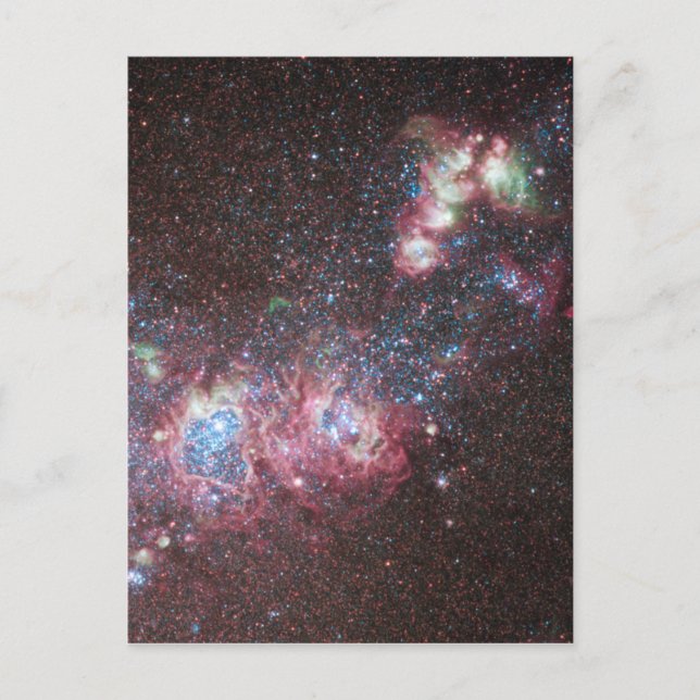 Carte Postale Galaxie naine NGC 4214 (Devant)