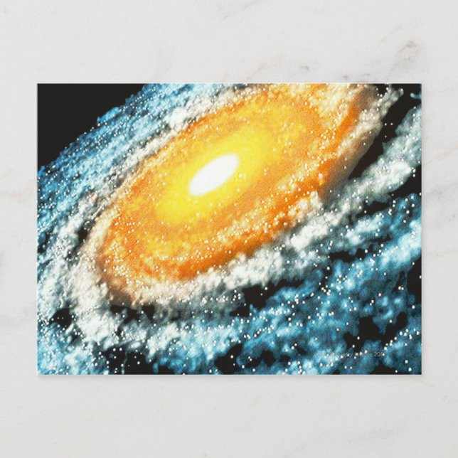Carte Postale Galaxie spirale 4 (Devant)